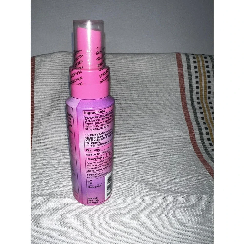 Eva NYC Mane Magic‎ 10-in-1 Primer For Fine Hair 2oz Heat Protectant Spray New